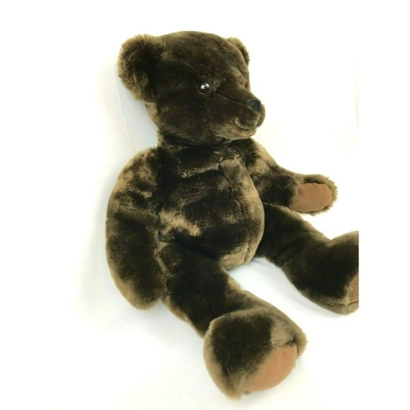Large Teddy Bear, Dark Chocolate Brown Soft Plush - Picture 12 of 12